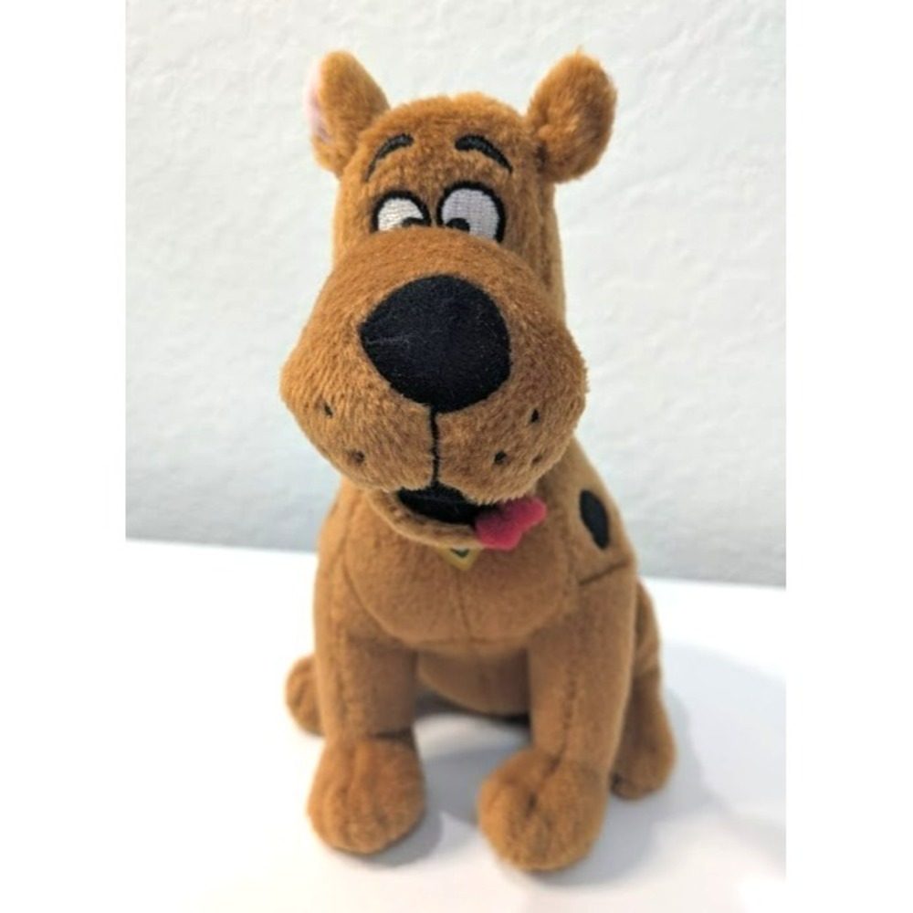 Ty Beanie Baby Scooby Doo 7" Stuffed Animal Plush Toy Cartoon Dog WB‎ 2013